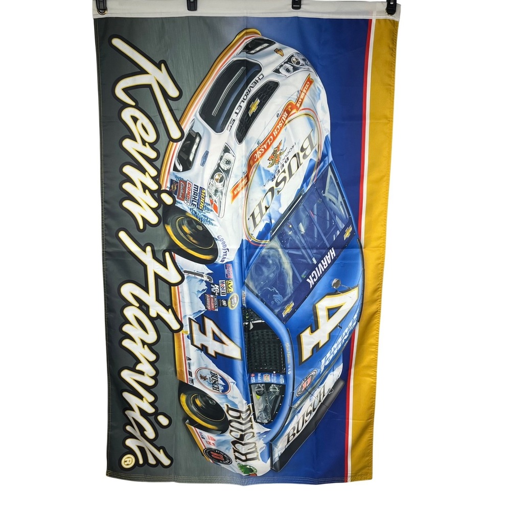 NASCAR Kevin Harvick 4 Busch Beer‎ Wincraft Racing Banner Flag 2016 Chevrolet SS
